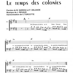 TEMPS DES COLONIES (LE)