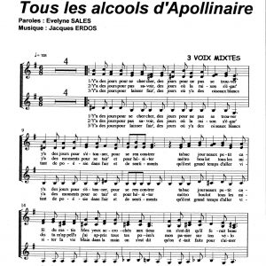 TOUS LES ALCOOLS D'APOLLINAIRE