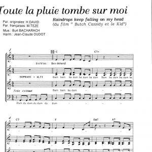 TOUTE LA PLUIE TOMBE SUR MOI