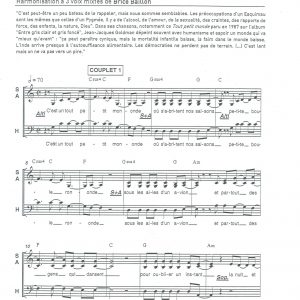 TOUT PETIT MONDE - 3 voix