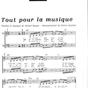 TOUT POUR LA MUSIQUE