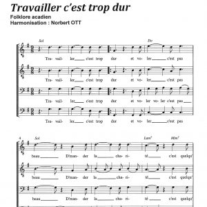 TRAVAILLER C'EST TROP DUR