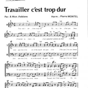 TRAVAILLER C'EST TROP DUR