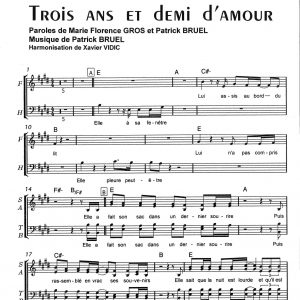 TROIS ANS ET DEMI D'AMOUR
