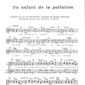 UN ENFANT DE LA POLLUTION