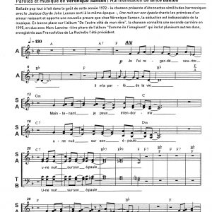 UNE NUIT SUR SON EPAULE