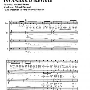 UN INSTANT D'ETERNITE