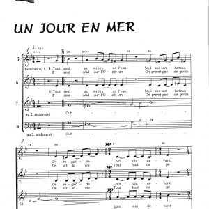 UN JOUR EN MER