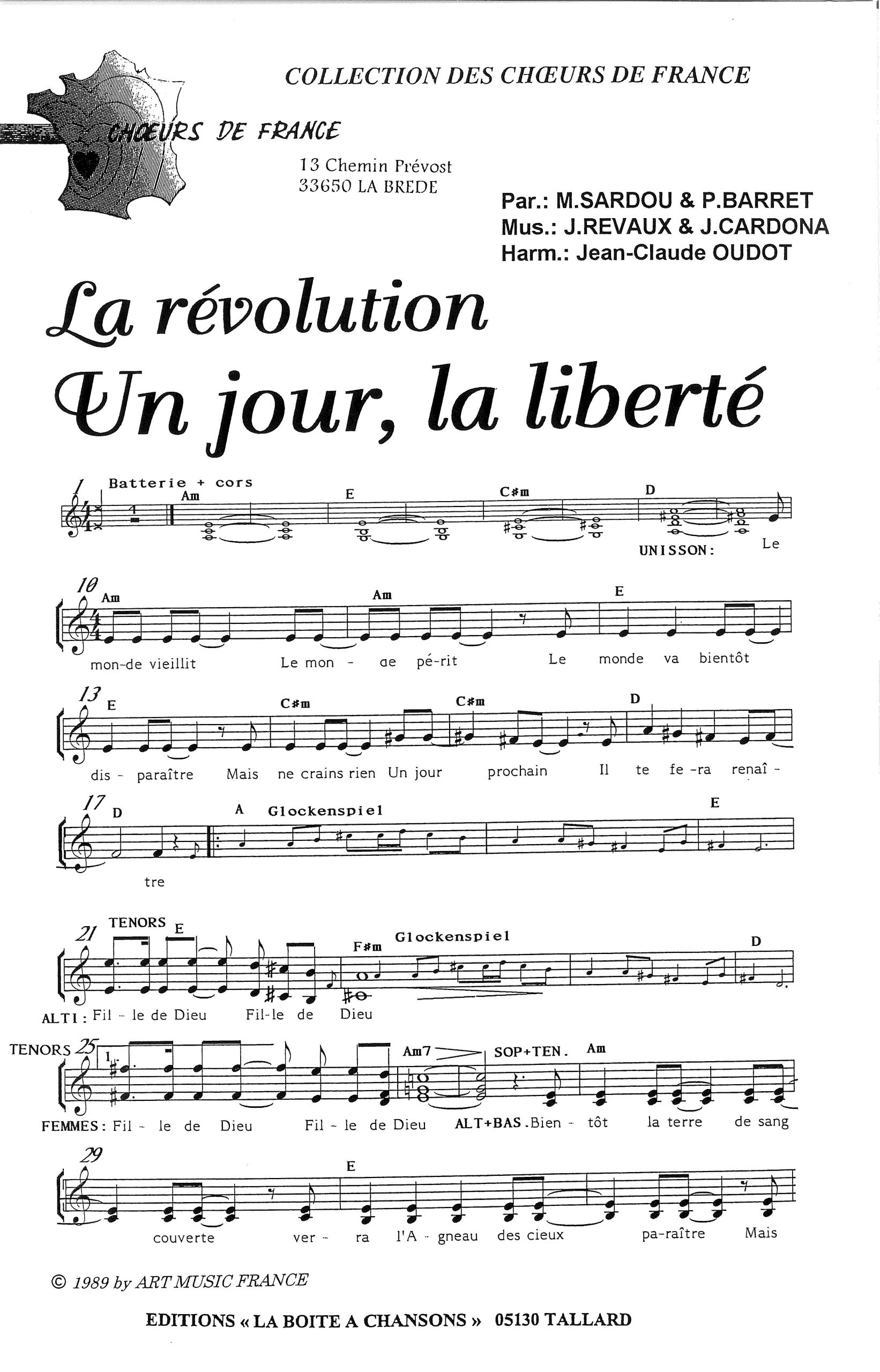 UN JOUR LA LIBERTE