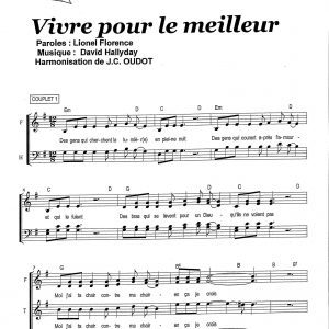 VIVRE POUR LE MEILLEUR