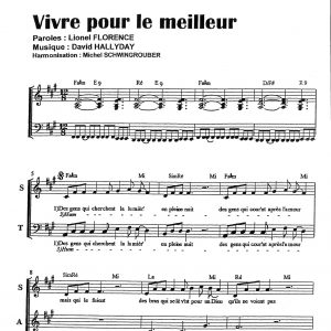 VIVRE POUR LE MEILLEUR