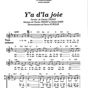Y'A D'LA JOIE