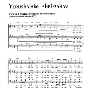 YERUSHALAIM SHEL-ZAHAV