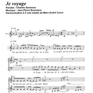 JE VOYAGE