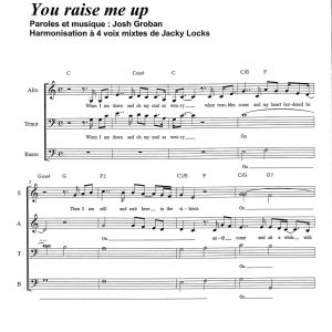 YOU RAISE ME UP