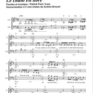 LE CHANT EST LIBRE