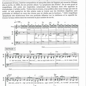 SYMPHONIE DES ECLAIRS - 3 voix mixtes