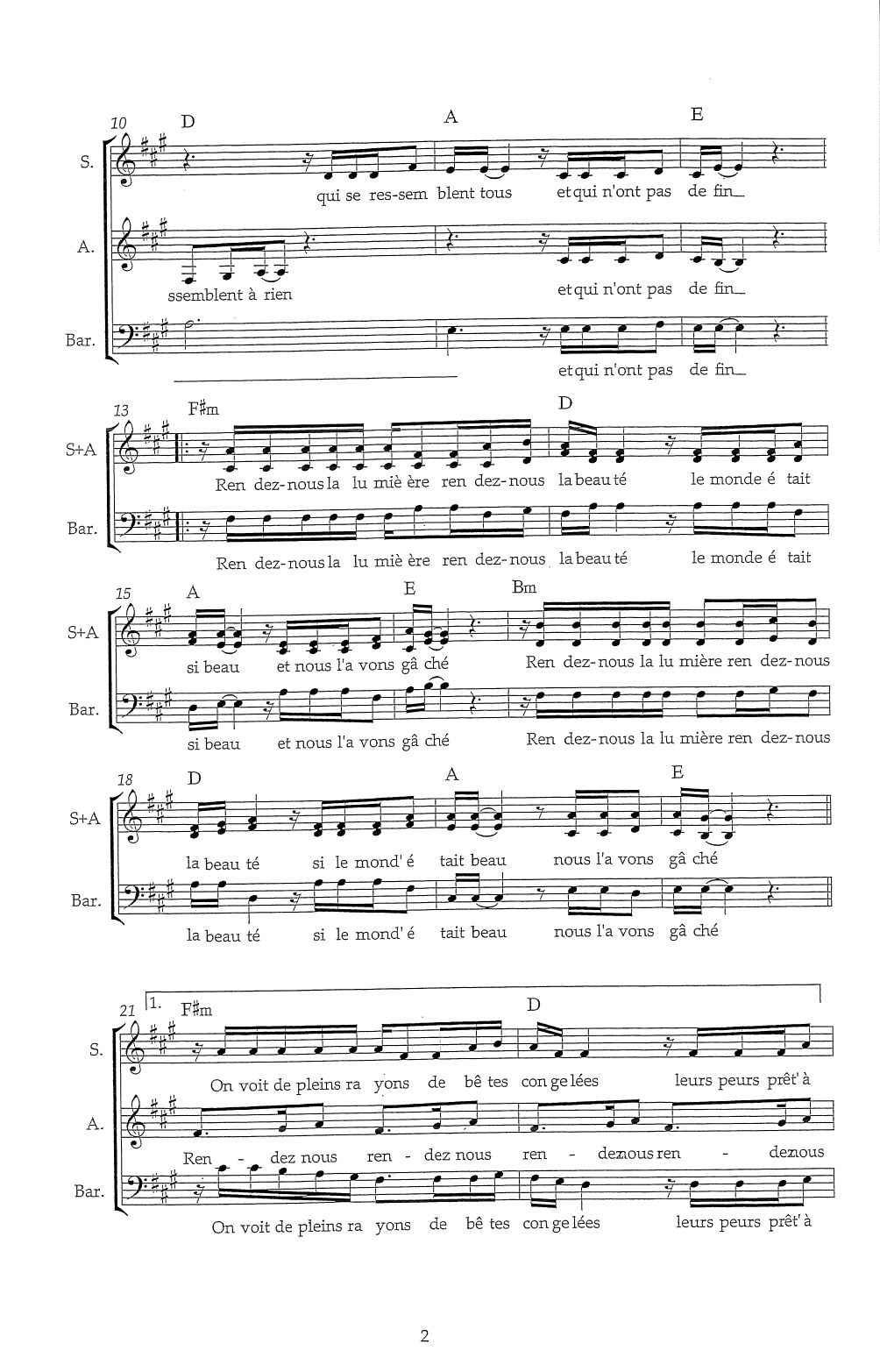 RENDEZ NOUS LA LUMIERE – Image 2