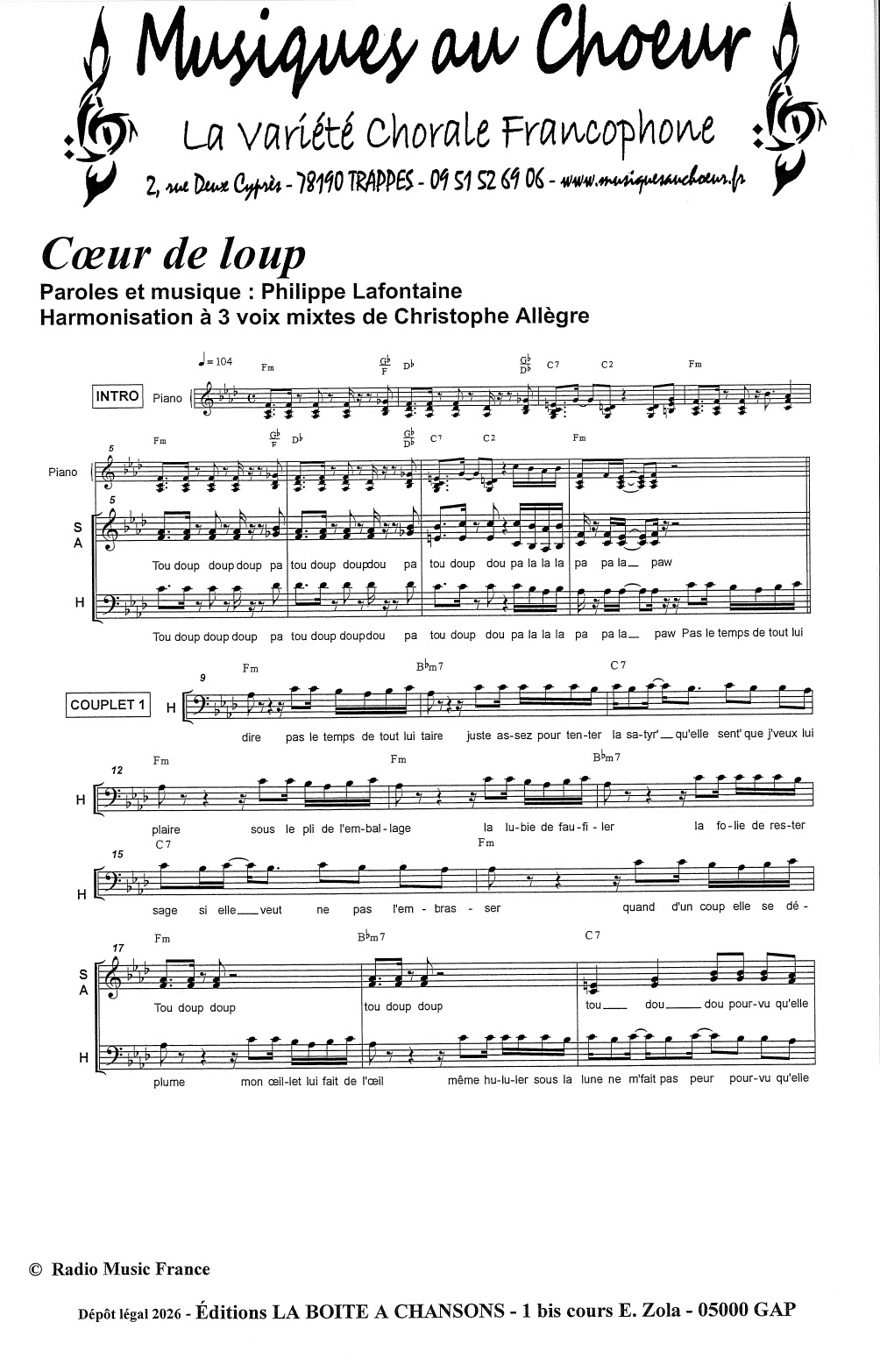 COEUR DE LOUP