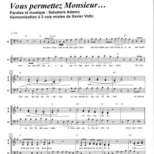 VOUS PERMETTEZ MONSIEUR
