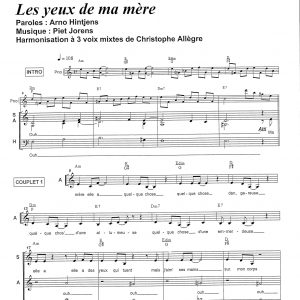 LES YEUX DE MA MERE
