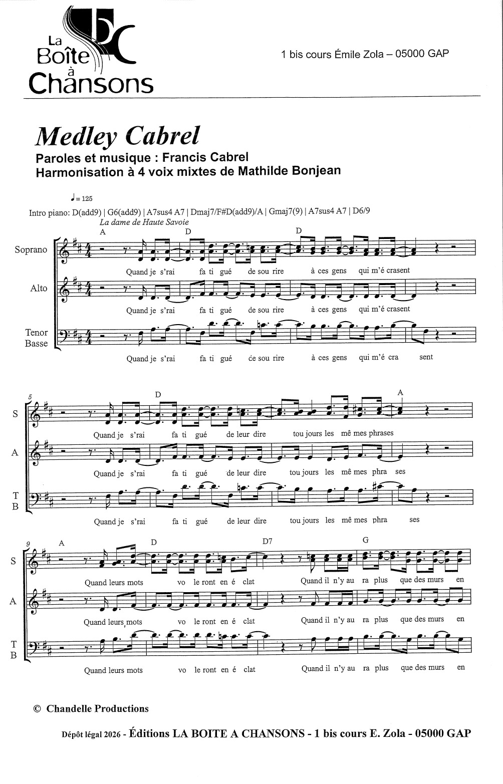MEDLEY CABREL